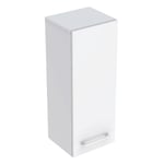 Mueble de media altura Geberit Selnova Square con una puerta: 33x85x29.7cm, Blanco